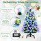 3FT Fiber Optic Christmas Tree with Top Star and Color Changing Lights